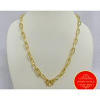 ราคา เครื่องประดับ สร้อยคอทอง สร้อยคอทองคำ เศษทองคำเยาวราช ลายโซ่ฝรั่ง น้ำหนัก 3 บาท (4900047037)