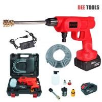 ราคา BONCHI เครื่องฉีดน้ำแรงดันสูงไร้สาย ปืนอัดฉีดน้ำแรงดันสูงไร้สาย ปืนอัดฉีดล้างรถทำความสะอาดพื้น แบต 1 ก้อน แรงสุด 168V (ก (14262430426)