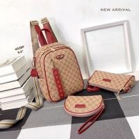 ราคา ✨พร้อมส่ง✨กระเป๋าอชิการ์เด้น Aisikadan อชิเป้งานเชต 3 ใบ แบรนด์แท้100% (20008351881)