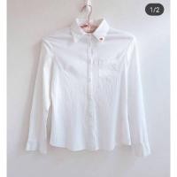 ราคา เสื้อเชิ้ตสีขาวปักปกหัวใจ ❤ (2309398442)