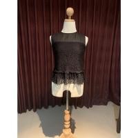 ราคา เสื้อใส่ทำงาน แบรนด์ BOUTON มือสองสีดำ ผ้าลูกไม้ (10394873101)