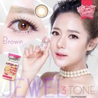 ราคา Mini Jewel 3tone Brownสายตาปกติ(kitty kawaii) (4701730627)