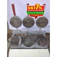 ราคา เตาขนมทองม้วน ระบบแผ่นความร้อนฮีตเตอร์ แบบ 3 หัวเตา (14384129781)