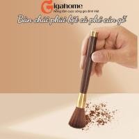 ราคา แปรงผงกาแฟแปรงทําความสะอาดเครื่องชงกาแฟด้ามไม้ กิ๊กก้าโฮม 364 (43905943256)