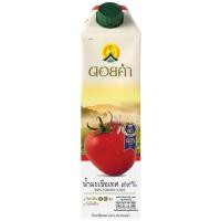ราคา ดอยคำ น้ำมะเขือเทศ99% 1ลิตร Doi Kham Tomato Juice 99% 1ltr. (24894702815)