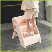 ราคา เด็กห้องน้ําขั้นตอนอุจจาระพับ2ขั้นตอนเด็กครัวเคาน์เตอร์อุจจาระผู้ช่วยลื่นบันไดน้ําหนักเบาเครื่องมือ unhcxeth (42326022863)