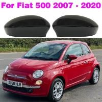 ราคา รถประตูด้านข้างกระจกมองหลังฝาครอบสําหรับ เฟียต 500 2007 2008 2009 2010 - 2020 ด้านหลังด้านข้างรถกระจกมองหลังหมวก (53553535957)