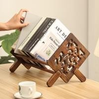 ราคา โต๊ะไม้สักชั้นวางหนังสือสูตรชั้นวางหนังสือนิตยสารชั้นวางซีดีตู้หนังสือขนาดเล็กชั้นเก็บหนังสือบนโต๊ะ (50053432856)