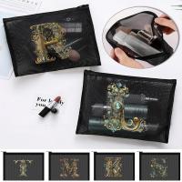 ราคา กระเป๋าเครื่องสำอางค์ผู้หญิง กระเป๋าใส่เครื่องสำอางค์ กระเป๋าเครื่องสำอางค์ตาข่าย กระเป๋าเดินทางเก็บของ ชุดพิมพ์ลาย (25934456171)