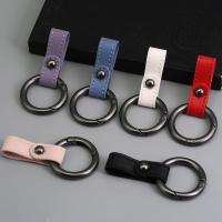 ราคา Hot Sale Car Line Oil Edge Leather Keychain Ring Car Key Cover Leather Buckle เหมาะสําหรับ Mercedes-Benz Benz BMW/Key Shell Factory Ready Stock Factory Ready Stock Factory (40627329294)