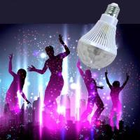 ราคา ไฟดิสโก้เทค ไฟปาร์ตี้ ไฟคาราโอเกะ ไฟเวที ไฟดิสโก้เธคE27 หลอดไฟ LED RGB หมุนได้ Disco Light Mini Led Party Light (22873736436)