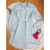 ราคา เดรส OLD NAVY ผ้ายีนส์ ลายดอก เอวรูด (2019291062)