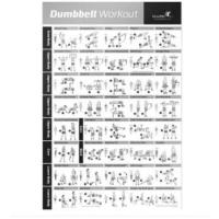 ราคา NewMe Fitness : NMF5173457* โปสเตอร์ท่าออกกำลังกายด้วยดัมเบล Dumbbell Workout Exercise Poster (23569643416)