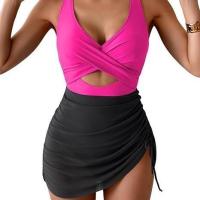 ราคา ชุดว่ายน้ำคนอ้วน ชุดว่ายน้ำทูพีช swimming suit ชุดว่ายน้ำแขนยาว ชุดว่ายน้ำชิ้นเดียวสไตล์ยุโรปอเมริกัน เซ็กซี่สำหรับสาวๆ (54301453836)