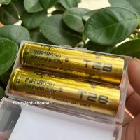 ราคา ถ่านชาร์จ Vapcell 18650 T28 สีทอง ความจุ 2800 mAh ถ่านไฟฉาย (24561430537)
