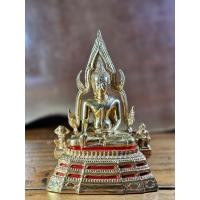 ราคา N00032 พระบูชา พระพุทธชินราช วัดพระศรีรัตนมหาธาตุ (วัดใหญ่) จ.พิษณุโลก ซุ้มถอดได้ ฐานหน้าอกเลาเนื้อทองเหลืองขัดมัน (28317238234)