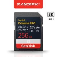 ราคา SanDisk Extreme PRO SD Card 8K UHS-ii 256 GB ความเร็วอ่าน300MB/s V90 (SDSDXDM-256G-GN4IN) SDCARD (25094686084)