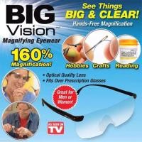 ราคา สินค้าขายดี!!! BIG VISION แว่นขยายไร้มือจับ แว่นตาขยาย แว่นอ่านหนังสือ (454749383)