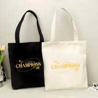 ราคา กระเป๋าโท้ต กระเป๋าสะพายผ้าแคนวาสผ้าฝ้าย T1 Champion V6 สําหรับไปโรงเรียนและออกไปข้างนอก แฟชั่นเกาหลี ใส่ A4 - tt2058 (41926941307)