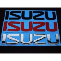 ราคา Logo isuzu ติดรถบรรทุก size: ใหญ่ **สีแดง **สีดำ** สีชุบโครเมี่ยม**เลือกสีได้ จำนวน 1 ตัว** จบในที่เดียว (22953496489)