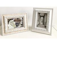 ราคา กรอบรูปสีขาว ขนาดภาพ 4x6" ,5x7" , 6x8" ,A5(ครึ่งa4) , B5 (7x10 นิ้ว ) +พร้อมกระจก+ขาตั้ง+หูแขวนผนัง( DB-333 ) (1225432297)