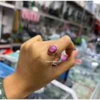 ราคา แหวนพลอยทับทิมแอฟริกา ตัวเรือนเงินแท้ Ruby Aura Collection Lot2 (53301501735)