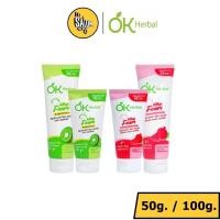 ราคา โฟมล้างหน้า OK Herbal Whip Foam Bright Perfect Firming & Nourishing โอเคเฮอเบิล วิปโฟม ล้างหน้า ทำความสะอาด 100/50 มล. (27006661380)