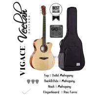 ราคา Veelah กีต้าร์โปร่งไฟฟ้า 41" Acoustic Electric Guitar 41" รุ่น V1 GACE With Bag (23849787888)