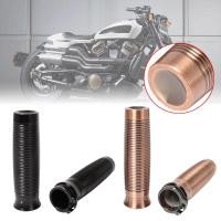 ราคา Black/ Copper Motorcycle 1 25mm Handlebar Hand Grips Handle Bar Aluminum For Harley Sportster XL Bo (55852576330)