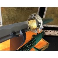 ราคา ของสะสม: ดาบซามูไร KATANA เหล็ก 1060 ใบดาบสีเงิน⚔️ (9312761028)