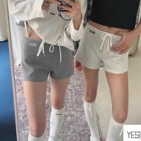 ราคา กางเกงขาสั้นกีฬาผู้หญิง ทรงลำลอง เอวสูง สีพื้น กางเกงขายาว อเนกประสงค์YES (40957278689)
