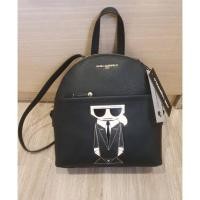 ราคา กระเป๋าเป้ Karl หนัง Saffiano กันน้ำ ของใหม่ ป้ายห้อย (14846094055)