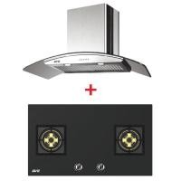 ราคา เตาแก๊สฝัง รุ่น HB78-2BBL/BG + เครื่องดูดควันติดผนัง รุ่น HC-UGP-90 (7438750140)