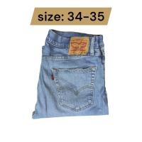 ราคา กางเกงยีนส์ ลีวาย 527 ขาม้า เอว34-35 ยาว 42 ขา 9 มือสอง รหัสs34 (44255445560)