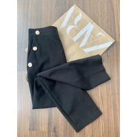 ราคา กางเกงขายาว สีดำ แบรนด์ Zara ของแท้จาก shop มือสอง Size S (22108860146)