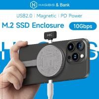 ราคา Hagibis Magnetic M.2 2230 NVMe SSD Enclosure พร้อม Mag ProRes USB C 3.2 Gen2 10Gbps (29734591665)