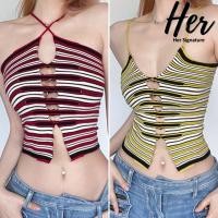 ราคา พร้อมส่ง/2สี ครอปคล้องคอ ครอปสายฝอ ครอปy2k สายเดี่ยวครอป ครอปสาวอวบ ครอปไหมพรม ครอปรัดรูป สายเดี่ยวแฟชั่น 30064 (22442482619)