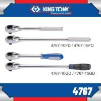 ราคา KING TONY ประแจ ด้ามฟรี หัวไข่ 12P ขนาด 1/2" ยาว 10" - 15" No.4767 (47502774320)