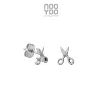 ราคา NooYoo ต่างหูสำหรับผิวแพ้ง่าย Little Scissors Surgical Steel (28709135487)