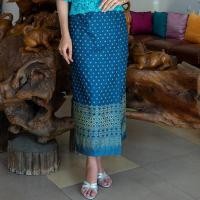 ราคา ANNIE กระโปรงผ้าไหมแบบเอวยางยืด ฟรีไซส์ Free size ลายเจ้านางเบอร์ 11 ผ้าถุงลายไทย กระโปรงผ้าไหม กระโปรงผ้าซิ่น (4554139146)