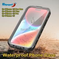 ราคา [RedPepper] Outdoor IP68 Waterproof Swimming Diving Phone Case Cover for iPhone 15 ProMax 14 Pro Max iphone15 Plus Magnetic Cases (25250149761)