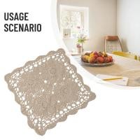 ราคา Lala_ผ้าปูโต๊ะวินเทจทรงสี่เหลี่ยมคุณภาพสูงผ้าฝ้ายดอยลี่ลูกไม้โครเชต์ผ้าตารางลายดอกไม้ (26419561397)