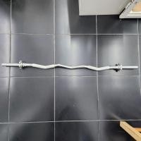 ราคา ***สินค้ามือ2*** แกนบาร์เบล แบบ EZ bar ขนาด 1นิ้ว x 120 cm (27634030894)