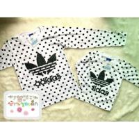 ราคา เสื้อแขนยาวเด็ก&ผู้ใหญ่ adidas dot (140943992)