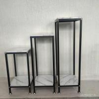 ราคา ขาตั้งดอกไม้หลายชั้นในร่มกลางแจ้งศิลปะเหล็กชั้นชั้นประหยัดพื้นที่ระเบียงห้องนั่งเล่นไม้เนื้อแข็งชั้นวางหัวไชเท้าสีเขียวฉ่ํา (46451444238)