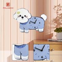 ราคา [hilabee] Bichon Frise นาฬิกาแขวนเครื่องประดับติดผนัง สไตล์หรู เหมาะสำหรับห้องนอน ห้องเด็ก และของขวัญพิธีขึ้นบ้านใหม่ (29642926465)