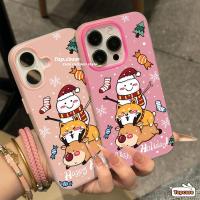 ราคา SAMSUNG สําหรับSamsung A07 A06 A05 A03s A36 A26 A25 A24 A23 A17 A16 A15 A14 A13 A12 A56 A55 A54 A53 A52 2-in-1 Christmas Snowman Candyเคสโทรศัพท์นุ่ม (48752611501)