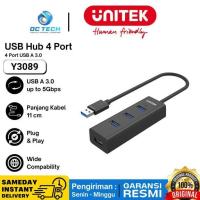 ราคา จัดส่งฟรี - USB HUB 3.0 4 PORT UNITEK Y3089 (50850858457)