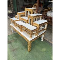 ราคา โต๊ะหมู่บูชา ไม้สัก หมู่ 9+1หน้า 6 ฐาน 100x50cm โต๊ะหมู่บูชา โต๊ะหมู่บูชาพระ รวมฐานเป็น 10 ชิ้น (25828442366)