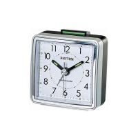 ราคา HomePro นาฬิกาตั้งโต๊ะพลาสติก CRE210NR19 2X2 นิ้ว สีเงิน แบรนด์ RHYTHM (41112003448)